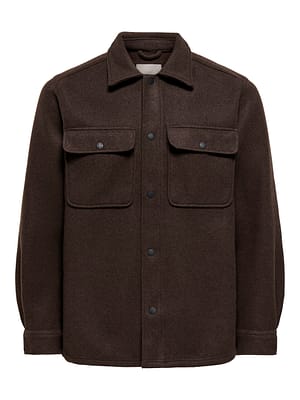 ONSASH OVR WOOLEN LOOK PKT LS SHIRT NOOS