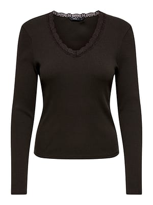 ONLSARA SHARAI L/S V-NECK TOP JRS