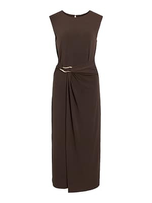 VIJUSTINE O-NECK MIDI DRESS/DC/BFS
