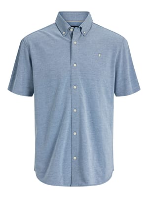 JPRBLUBLAKE PIQUE DETAIL S/S SHIRT