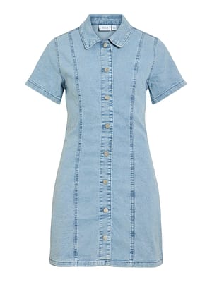 VINISA S/S DENIM DRESS/TES