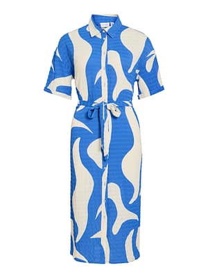 VIZEYA ZERA 2/4 MIDI SHIRT DRESS/DFS/1