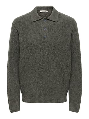 ONSDALE RLX LS POLO KNIT NOOS