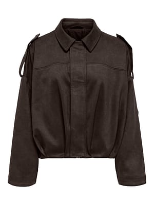 ONLMOON-STINA FAUX SUEDE BOMBER PNT NOOS