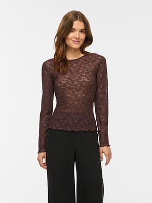 VIFAY O-NECK L/S TOP - NOOS