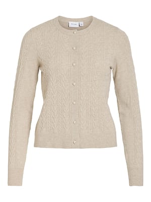 VIKERRY CABLE L/S KNIT CARDIGAN-NOOS