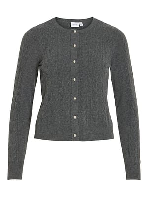 VIKERRY CABLE L/S KNIT CARDIGAN-NOOS