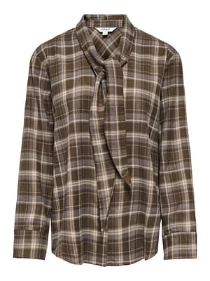 ONLGUKA L/S TIE ASSY CHECK SHIRT WVN