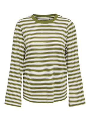 ONLLUNA HAPPY L/S O-NECK STRIPE TEE JRS