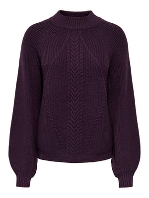 ONLKATIA LS DETAIL HIGHNECK NOOS KNT