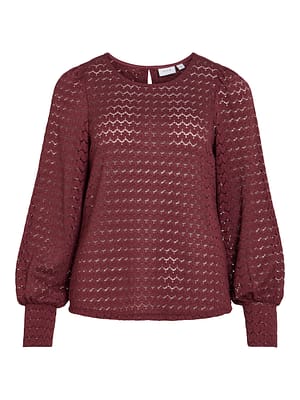VIADANO O-NECK L/S TOP/TES