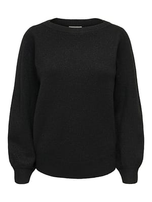 JDYRUE GLITTER L/S BOAT PULLOVE KNT NOOS