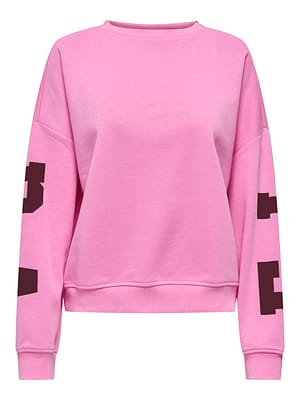 ONLSWEAT L/S BACK/SLEEVE PRINT SWT NOOS