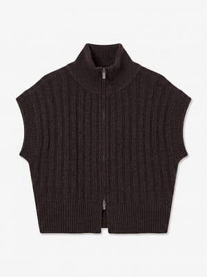 VMBANG RIB SL HIGHNECK ZIPPER VEST NOOS