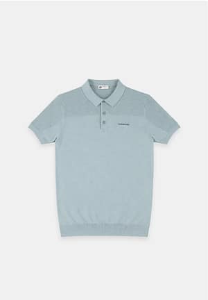 Polo shortsleeve knitted structure