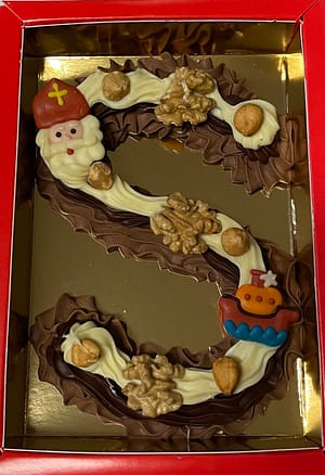 Roomchocoladeletter 3 kleuren
