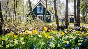 Ruime-tuin-vooraanzicht-vakantiehuis-Kijkduin-Midsland-Noord-Terschelling