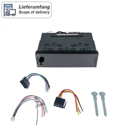 CPR60 - 1DIN radio, 6.38'' Display, DAB+