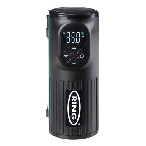Ring Oplaadbare Digitale Lucht- Bandenpomp 4in1