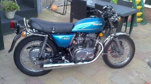 Kawasaki KZ400 uit 1974