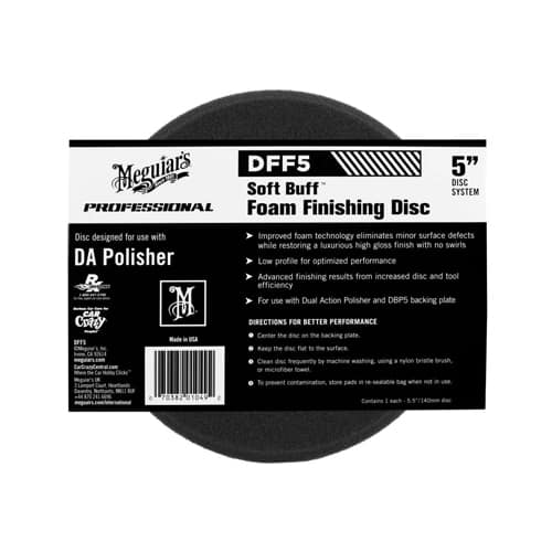 Soft Buff DA Foam Finishing Disc 5""