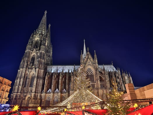 De Dom van Keulen in kerstsfeer