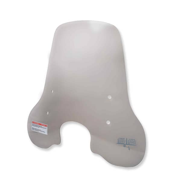 Smoke glas compleet met bevestigingsbeugels (universeel)