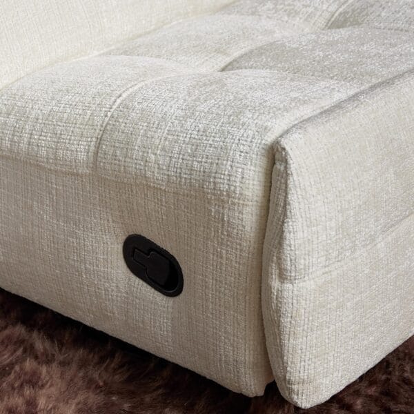 Relaxfauteuil Lazy Off White - Afbeelding 3