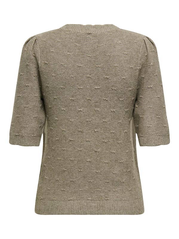 ONLKATIA SS STRUCTURE O-NECK CC KNT