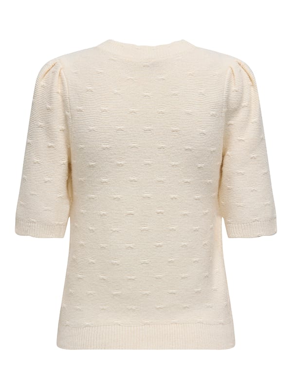 ONLKATIA SS STRUCTURE O-NECK CC KNT