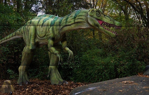Imposant en prachtig om te zien in het Dinopark