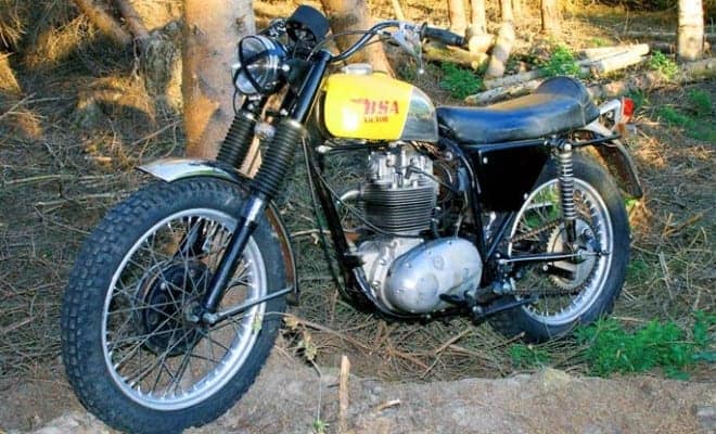 BSA C15 Scrambler-Trial uit 1962