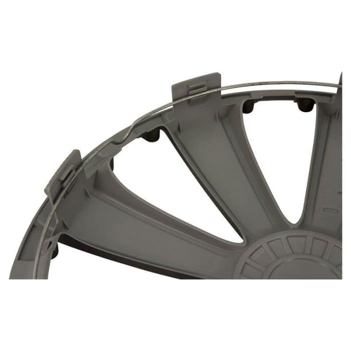 4-Delige Wieldoppenset RS-T 14-inch zwart