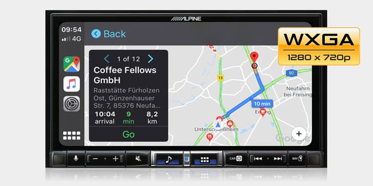 "Alpine iLX-705D - 7"" Digital Media Station met CarPlay en AA"