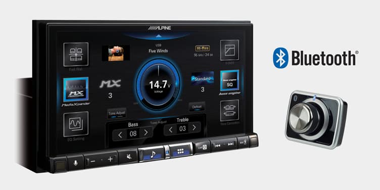 "Alpine iLX-705D - 7"" Digital Media Station met CarPlay en AA"