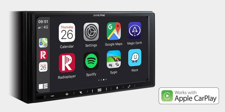 "Alpine iLX-W690D - 7"" Multimedia systeem met CarPlay, AA & DAB"