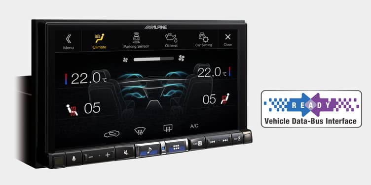 "Alpine iLX-705D - 7"" Digital Media Station met CarPlay en AA"