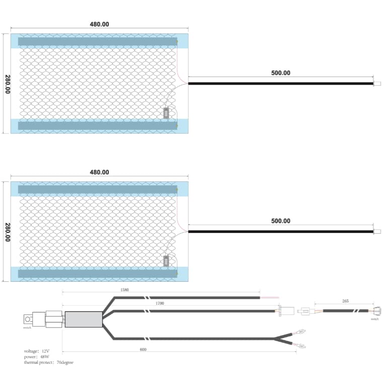 HEAT202 2 standen stoelverwarming