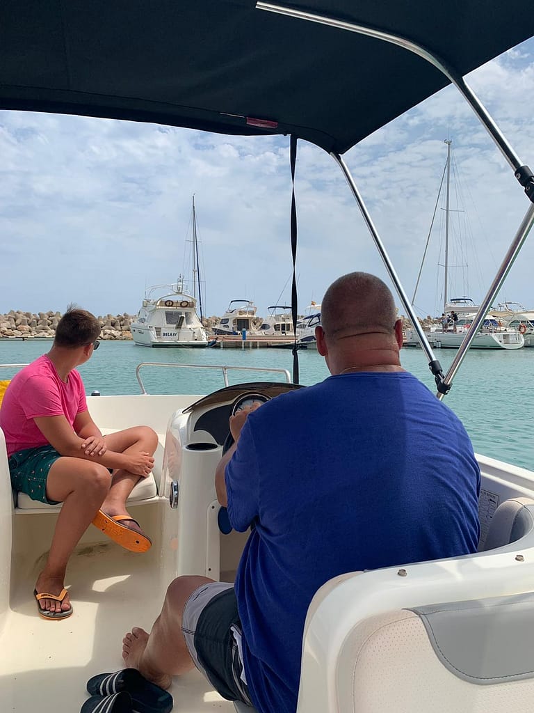 Genieten op een sloep