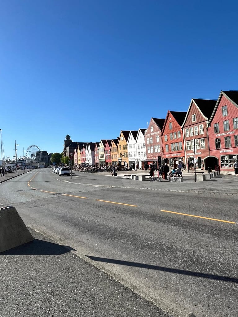 Camperreis Scandinavië: Bergen, haven. 
