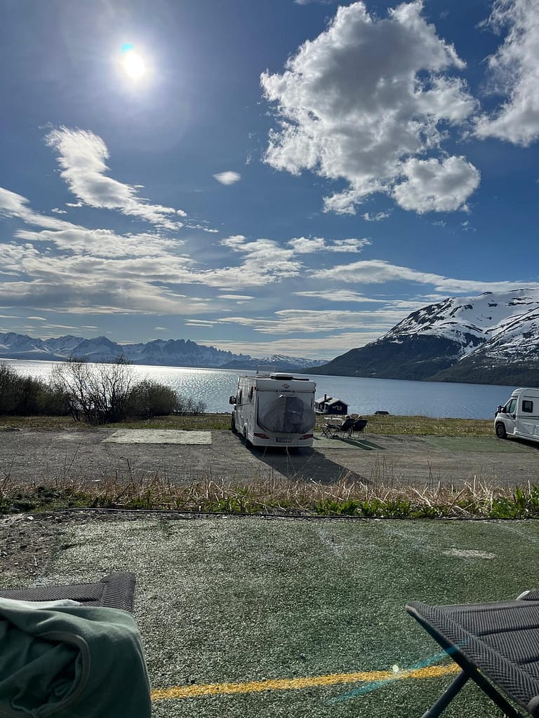 Camping Artic Camp : prachtig uitzicht