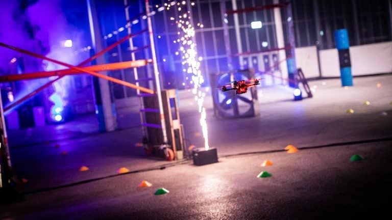 Strijdende robots tijdens robotics