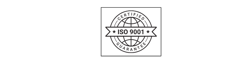 ISO 9001 Certified logo (1080 x 250 px)