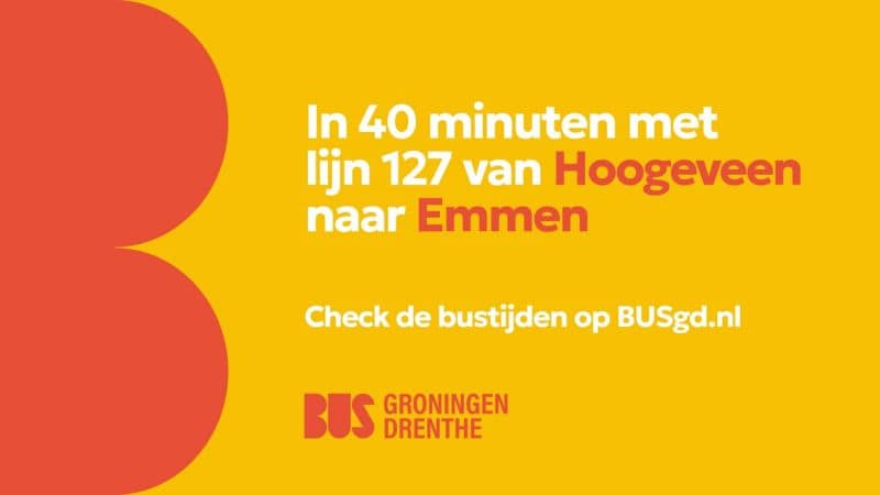 Buslijn Hoogeveen - Emmen