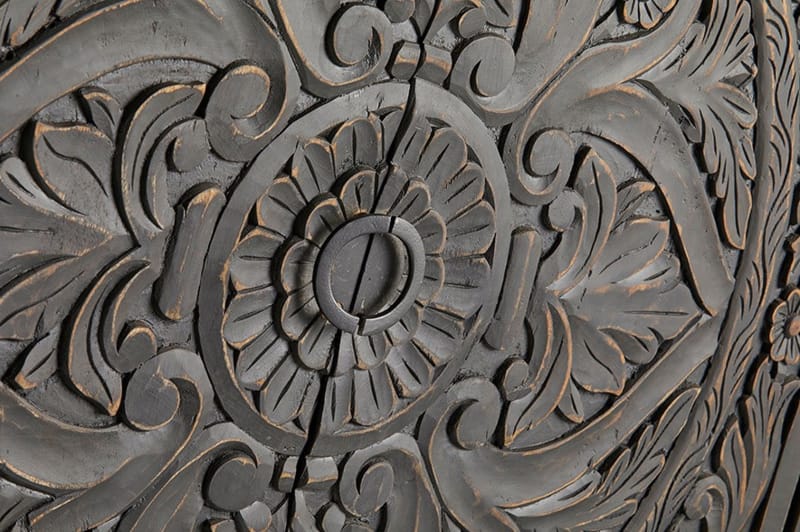 2-deurs kast Carving houtsnijwerk - Afbeelding 3