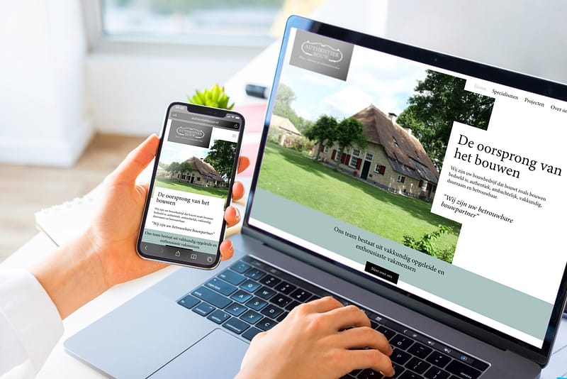 Portfolio – Authentiek Bouw Wordpress Website Authentiek Bouw