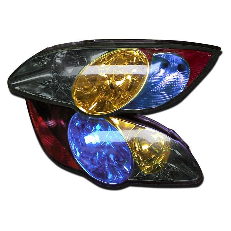 Koplamp-/Achterlicht folie - Geel - 1000x30 cm