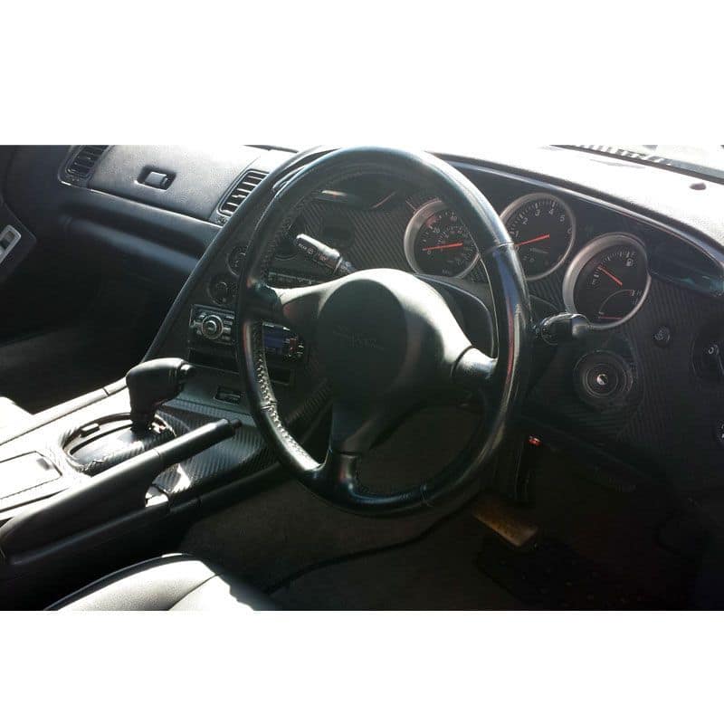 3D Carbon Car Wrapping Folie - Zwart - 152x200cm