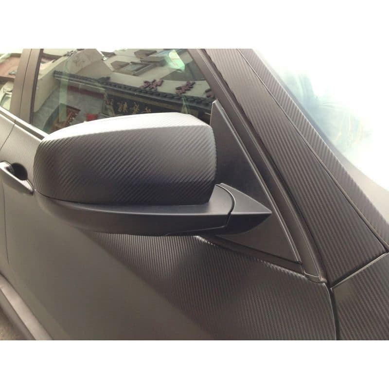 3D Carbon Car Wrapping Folie - Zwart - 152x200cm