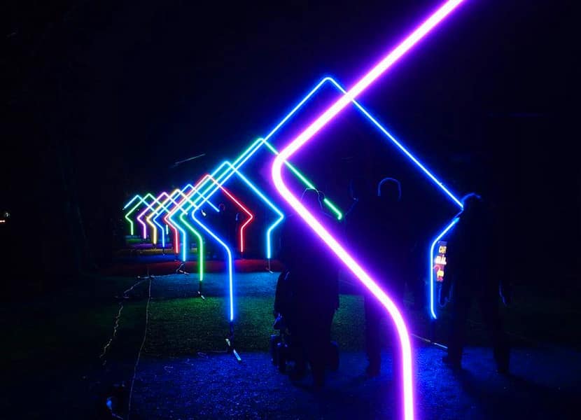 Steiner Lights in het Steiner belevenispark